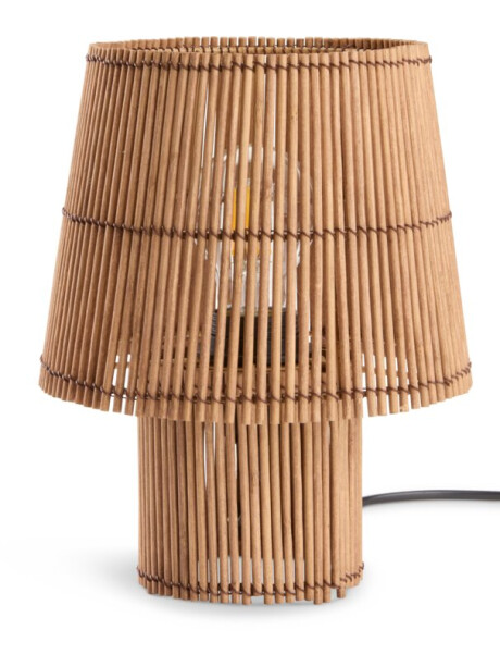 Lámpara de mesa HANNIBAL Ø19xH25 cm bambú Lámpara de mesa HANNIBAL Ø19xH25 cm bambú