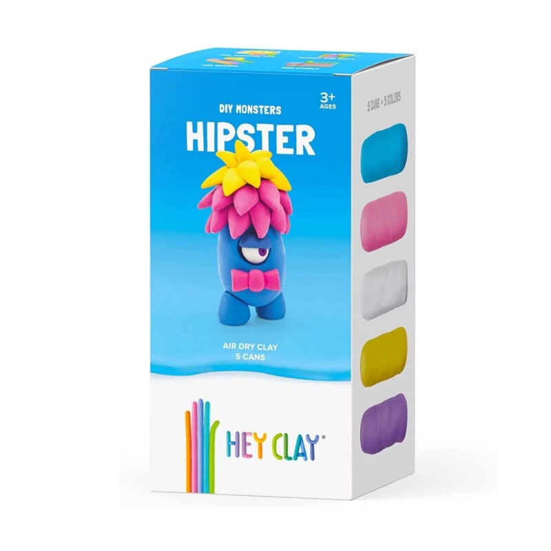 Masa para modelar Mate Big Hipster Hey Clay AIR DRY CLAY - HEY CLAY MATE HIPSTER