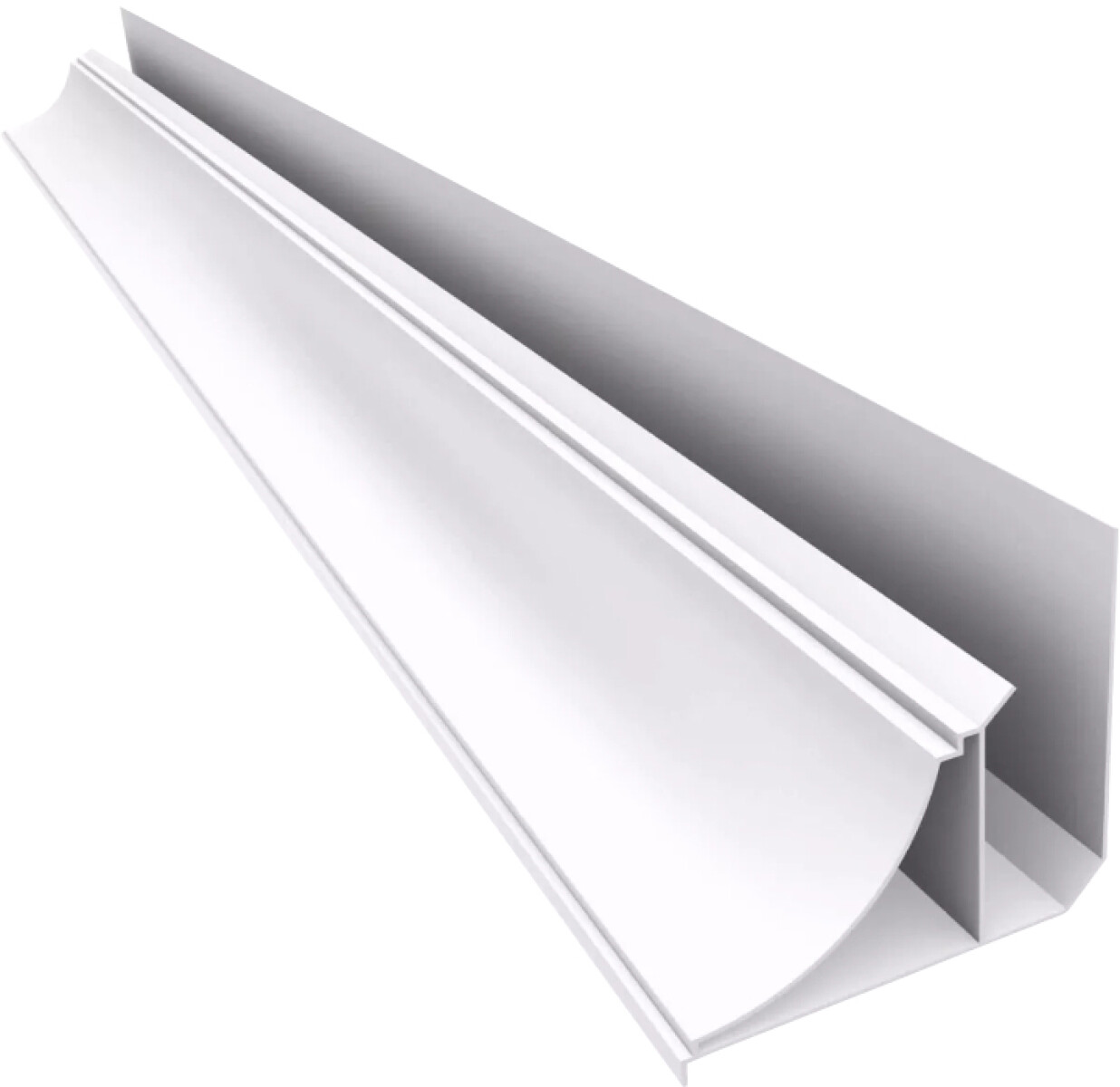 ángulo Perimetral Pvc Blanco 6 Metros Lineales 