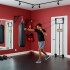 Tower 200 Ejercitador MultiFuncion Gym Tensores Resistentes Color Negro
