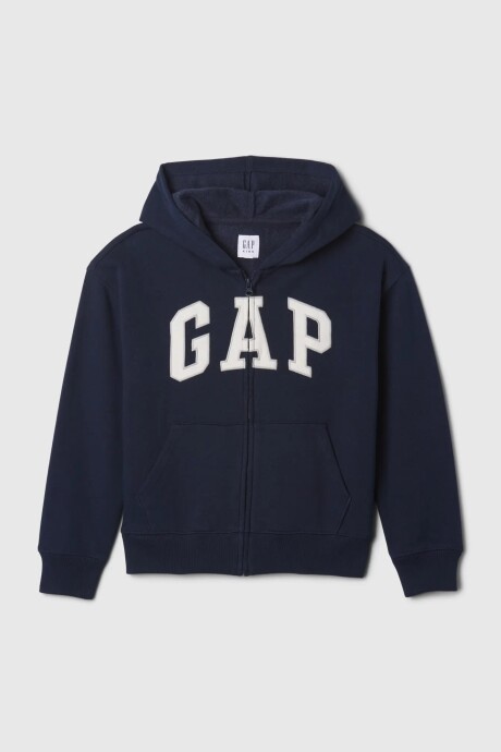 Canguro Con Cierre Logo Gap Niño Tapestry Navy