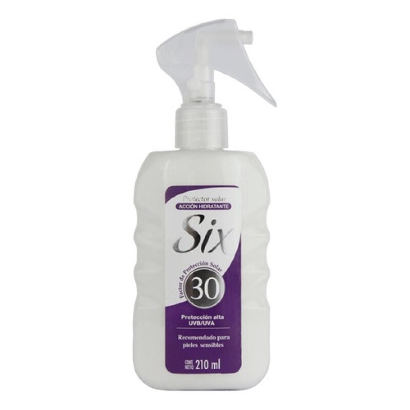 Protector solar en spray Six FPS 30 210ml Protector solar en spray Six FPS 30 210ml