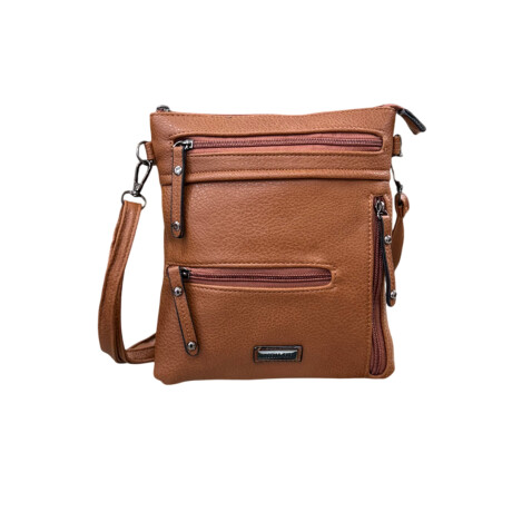 Bandolera cierre vertical Lisandra Whisky
