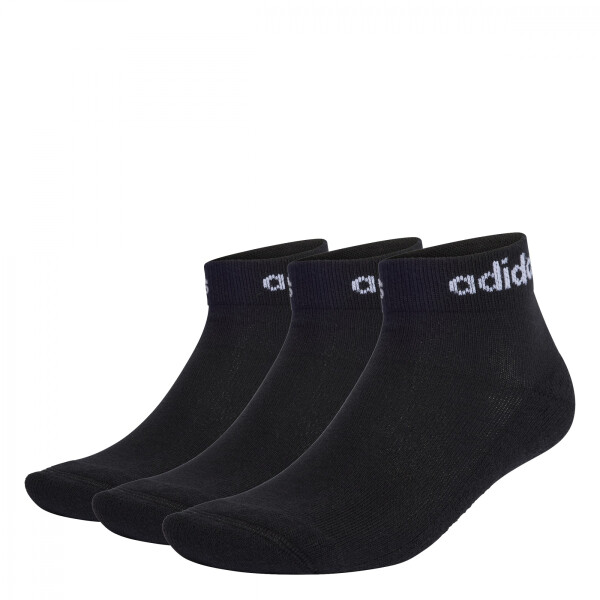 ADIDAS MEDIAS T LIN ANKLE Negro-blanco