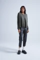 PULL COL ROND MANCHES LONGUES Kaki
