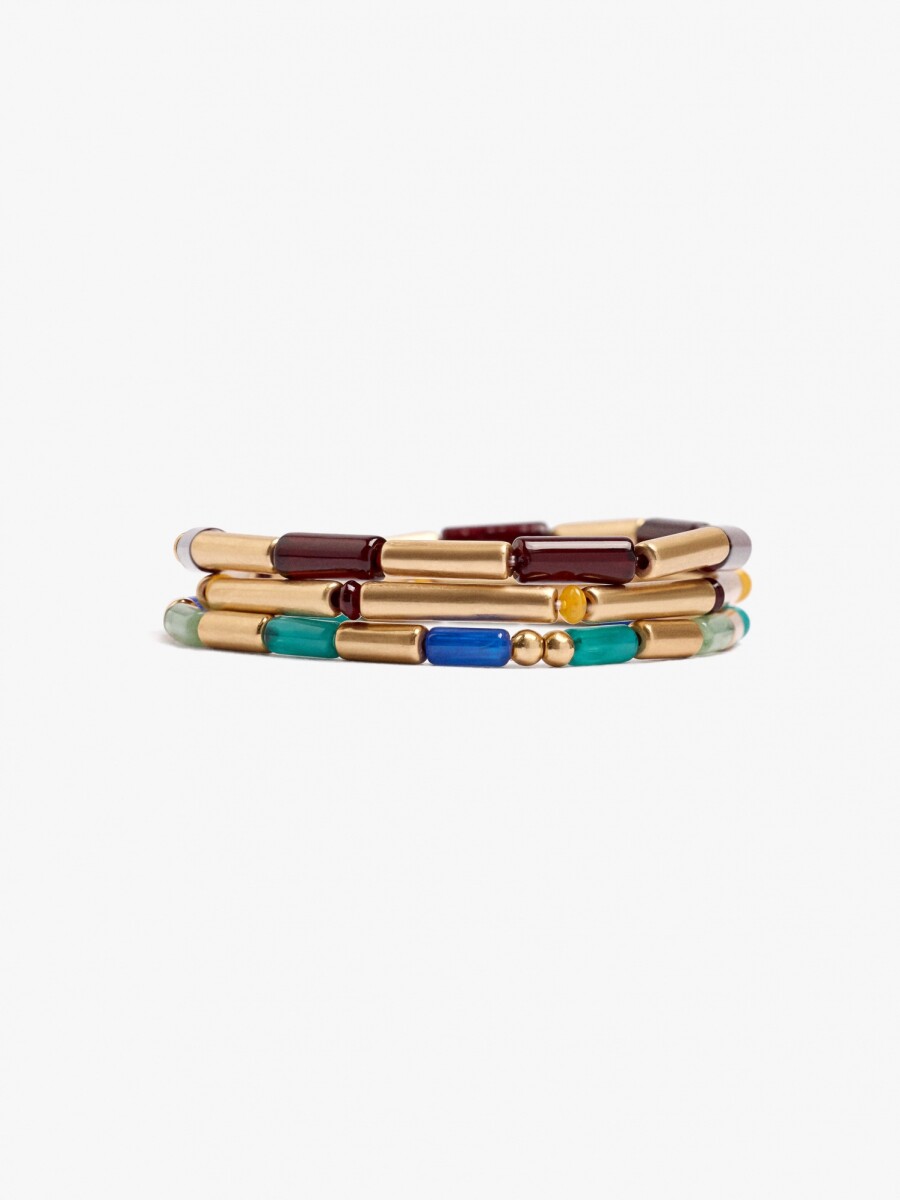 Conjunto De Pulseras Masked multicolor