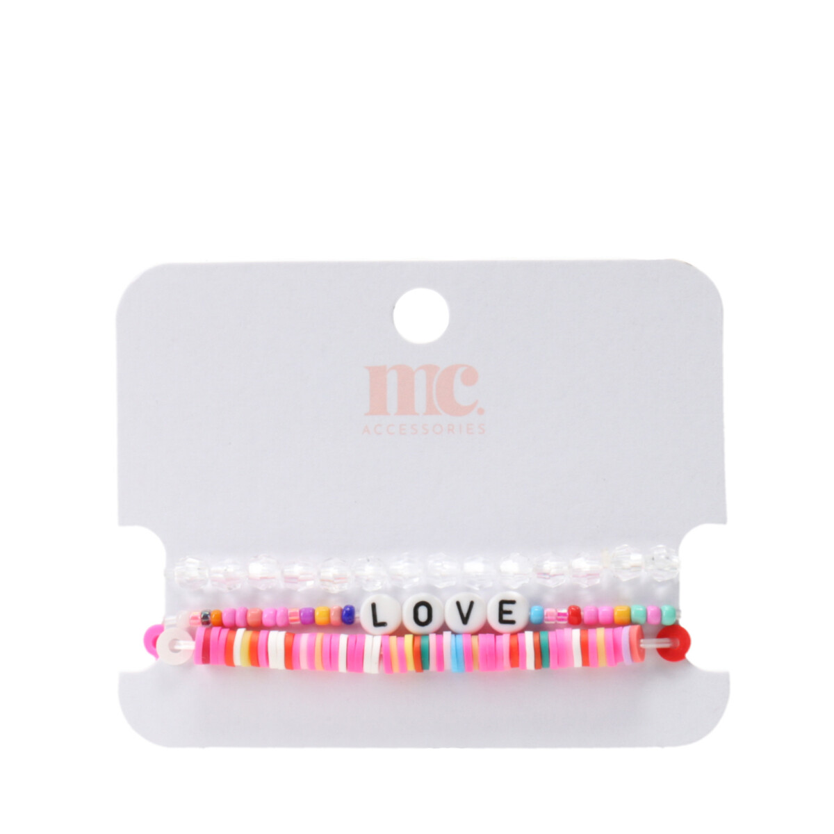 Pulsera de Niña MINI Miss Carol con dijes de colores 