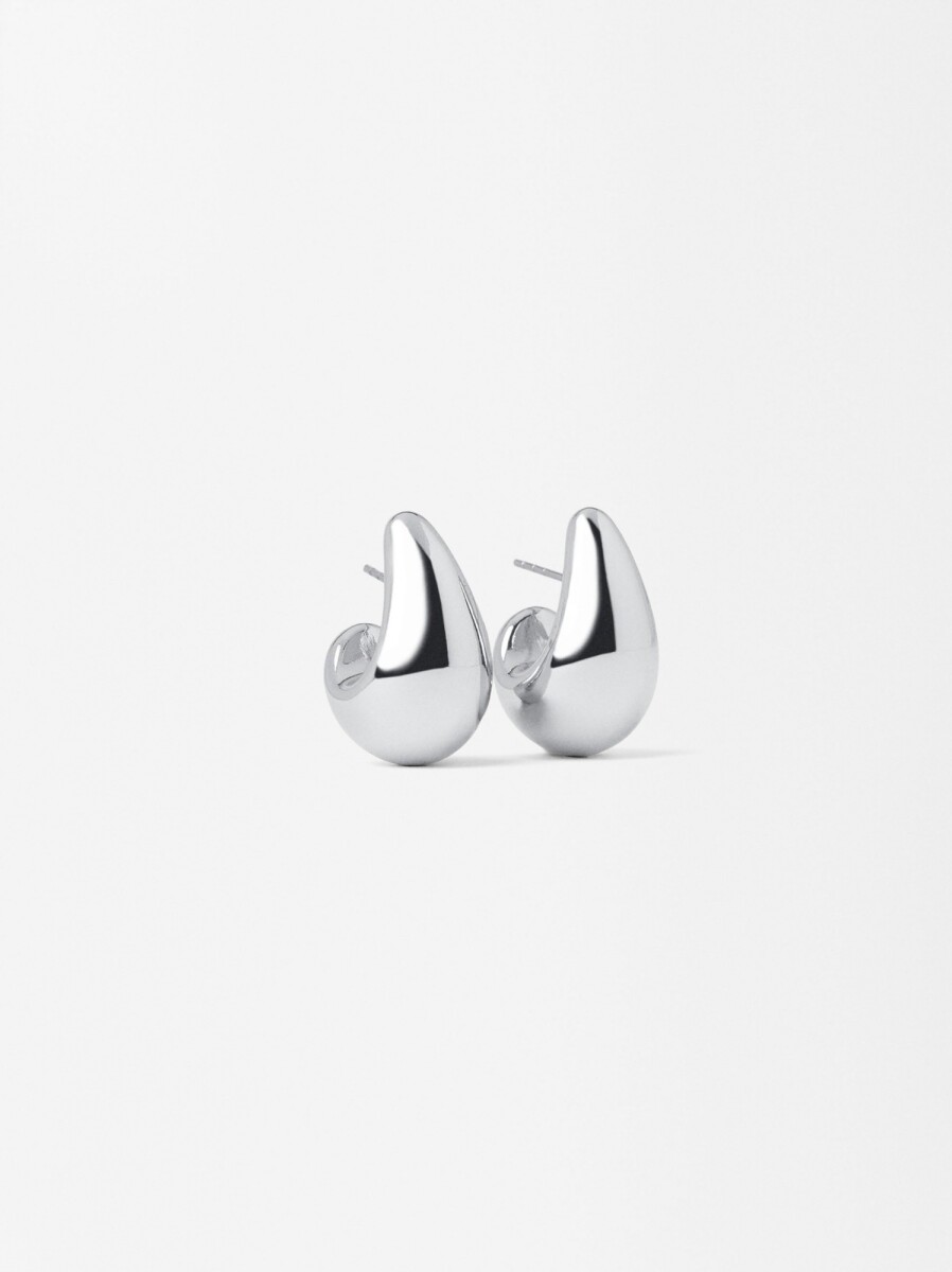 Pendientes Gota - plateado 