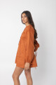 Vestido Coral Terracota