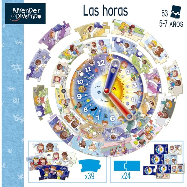 Puzzle Aprender Es Divertido Las Horas Rompecabezas Educa Puzzle Aprender Es Divertido Las Horas Rompecabezas Educa