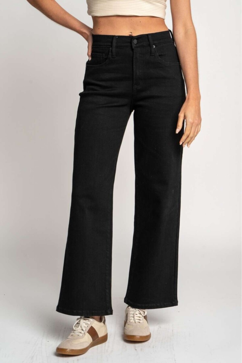 Jean Wide Leg - Negro 