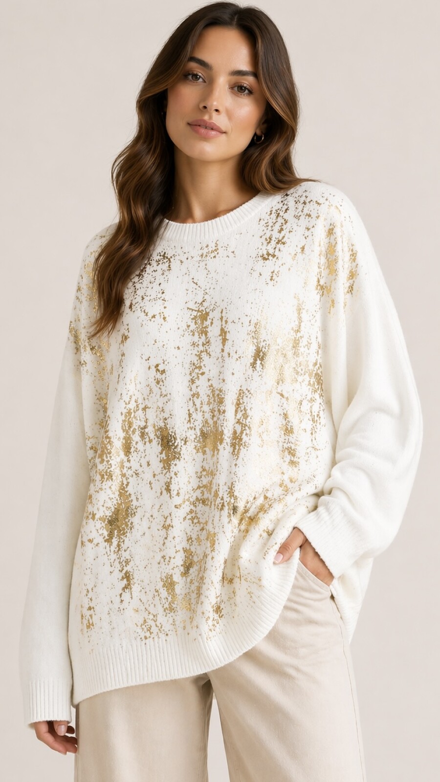 Sweater Over Blanco
