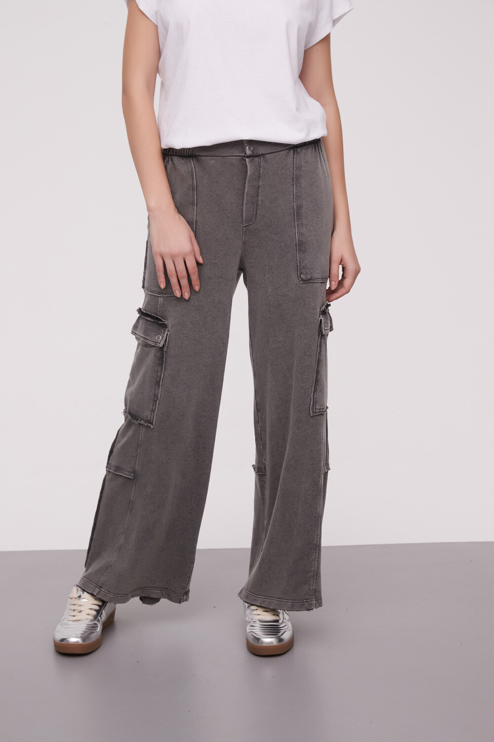 Pantalon Shuain Gris Medio