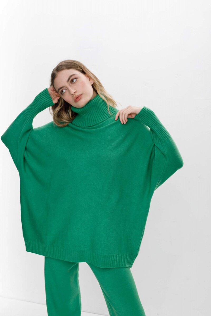 Sweater Azul Verde