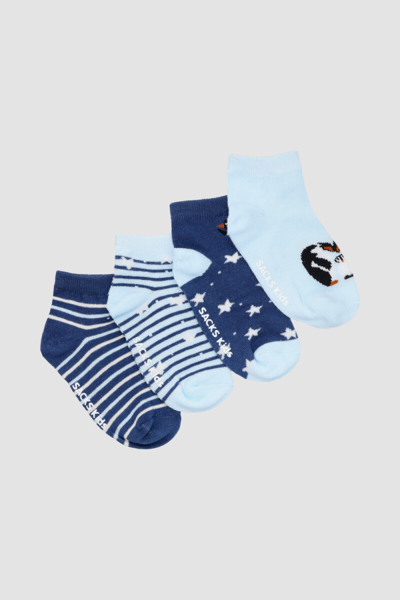 Pack x4 medias diseños niños con abs Diseño 4