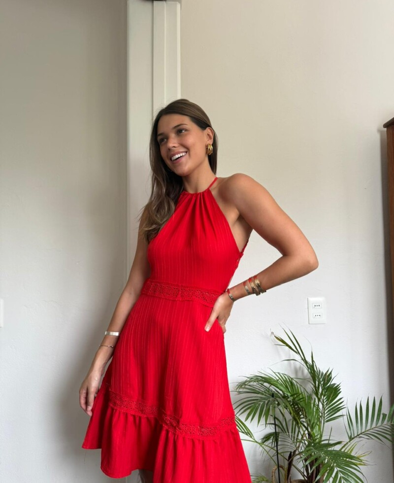 Vestido Amanda rojo