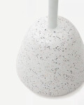 Mesa Saura redonda de exterior de terrazzo blanco Ø 70 cm