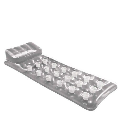 INTEX COLCHONETA INFLABLE ALMOHADA PARA ADULTOS GRIS Intex Colchoneta Inflable Almohada Para Adultos Gris