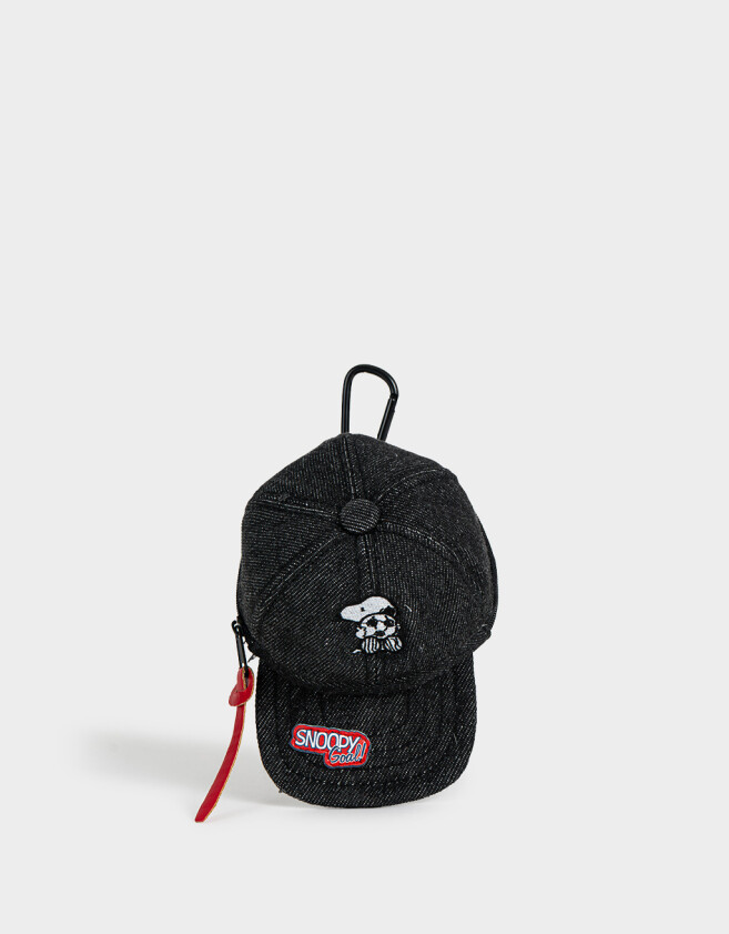 Llavero Llavero & Charm Snoopy Mundial - Negro