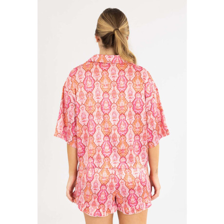 Pink Paisley Short Rosado