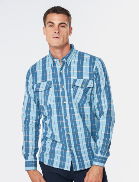 CAMISA DE VIYELA A CUADROS Verde