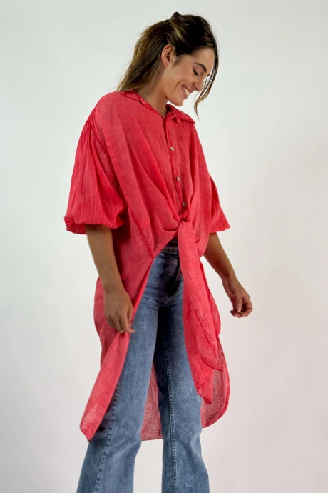 CAMISA TAMARINDO rojo talle unico