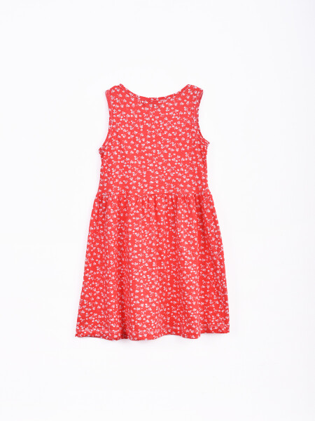 VESTIDO POPURRI ROJO