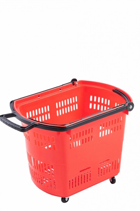 Carro Cesto Supermercado Rojo Carro Cesto Supermercado Rojo