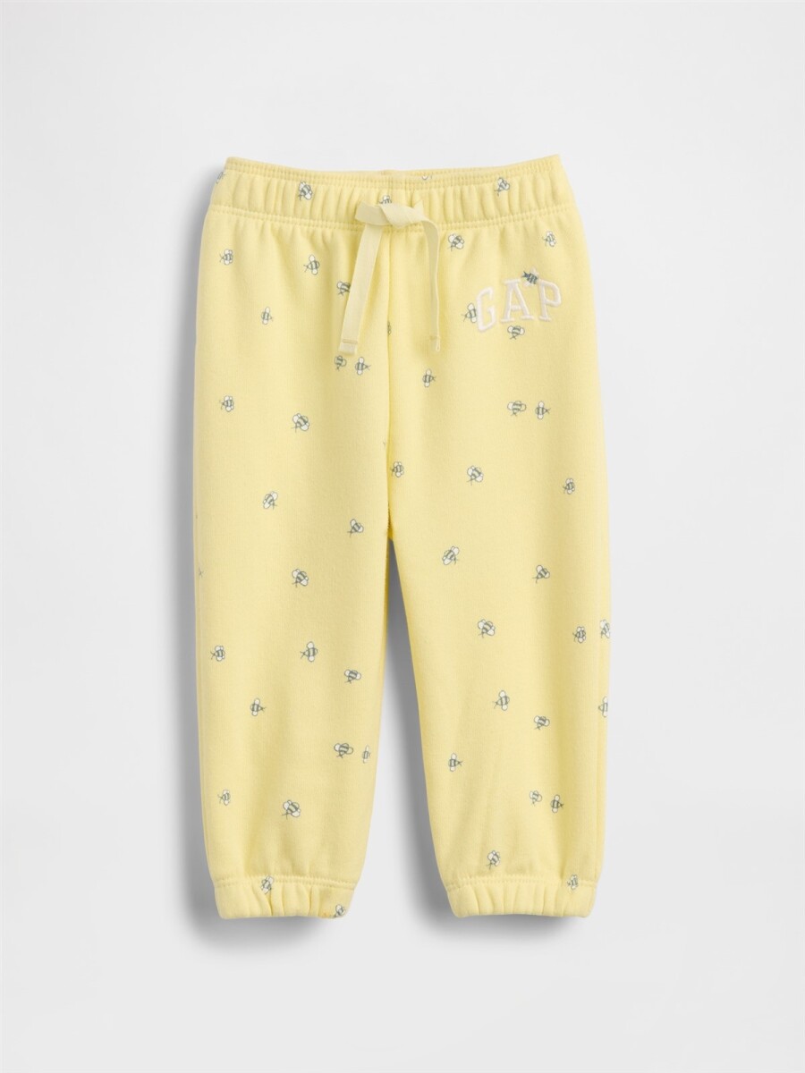 Pantalón Deportivo Logo Gap Bebé - Spring Yellow 