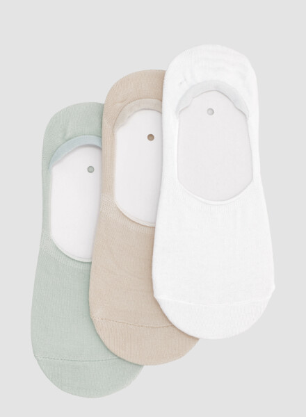 Pack de 3 medias invisibles lisas Variante 39