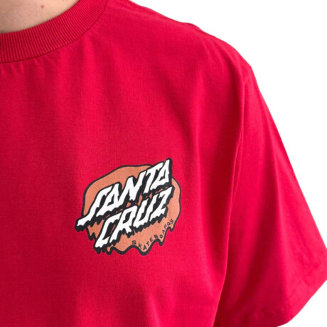 Remera Santa Cruz Slime Scream Roja