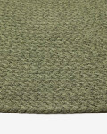 Alfombra redonda Despas de fibras sintéticas verde Ø 200 cm