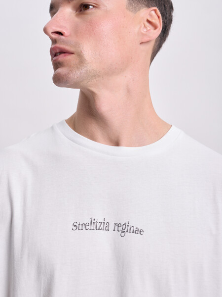 Remera oversize Botanico Blanco