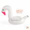Inflable Posa Vaso Bebida Para Piscina Variedad Diseños 2 Cisne 2