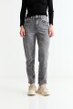 Jean mom ankle length GRIS