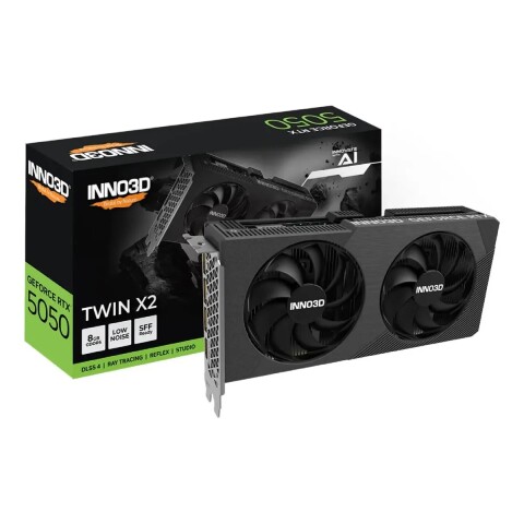 Tarjeta De Video Inno3d Geforce Rtx 5050 Twin X2 8 Gb Gddr6 TARJETA VIDEO INNO3D RTX5050 8GB TWIN X2