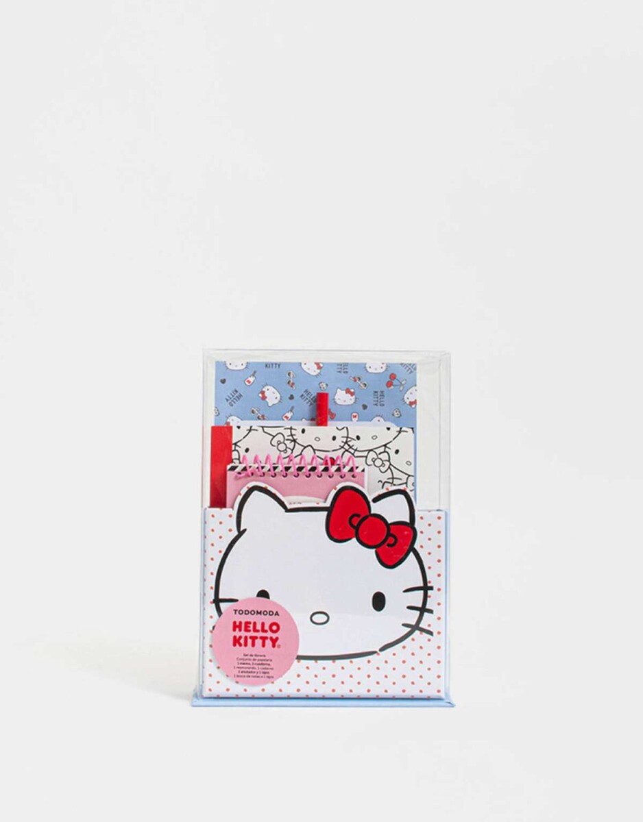 Set De Librería ''hello Kitty'' - Combinacion Multicolor 