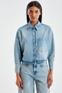 CHAQUETA DENIM Azul