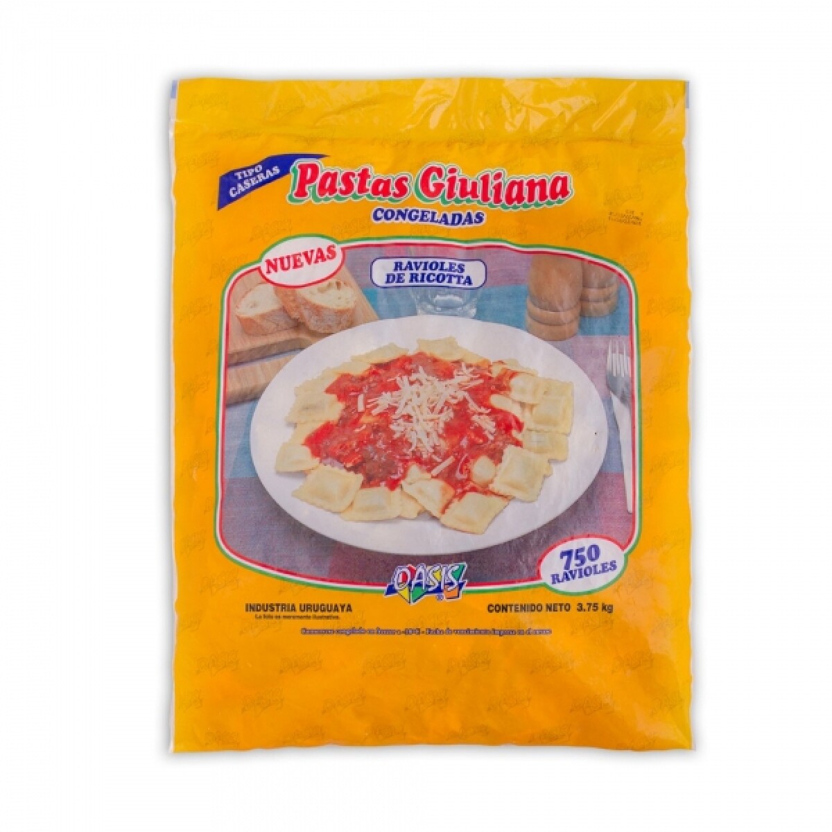 RAVIOLES DE RICOTTA 3,75KG X750 