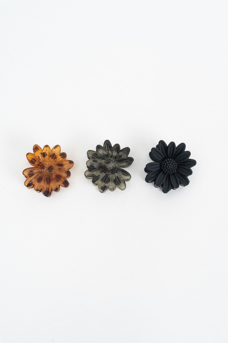 Broche Tilba, Set 3 Mix - Color Unico 