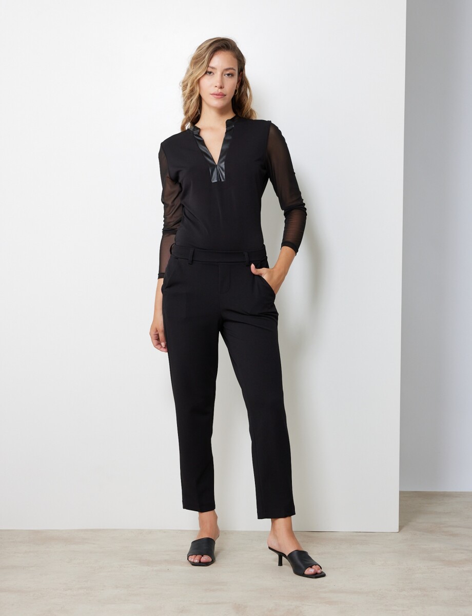 Pantalon Recto - Negro 