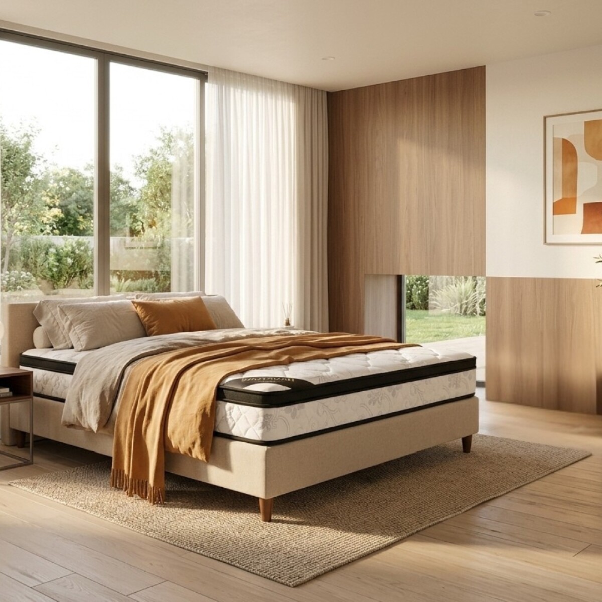 Sommier Queen HAMPTONS Mercury - Beige 