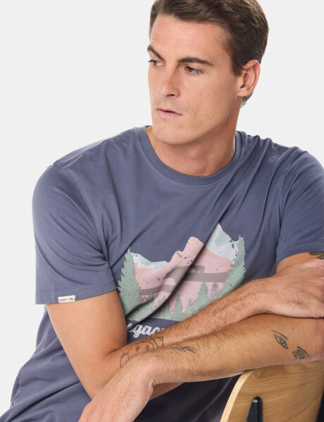 REMERA ESTAMPADA Lila