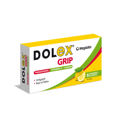 Dolex Grip 500 Mg. 8 Comp. Dolex Grip 500 Mg. 8 Comp.