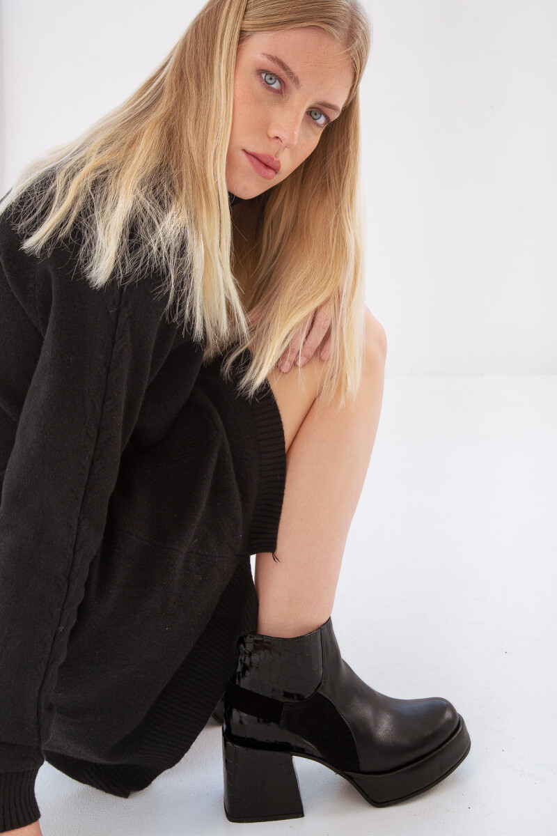 Bota Velvet Negro
