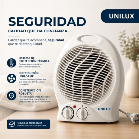 Caloventilador Calix 2000W Blanco Pack X2 Caloventilador Calix Calor 1000W/2000W Blanco