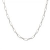 Cadena Force eslabón largo-Plata 925-Sin Piedra-CD3060 sinpiedra