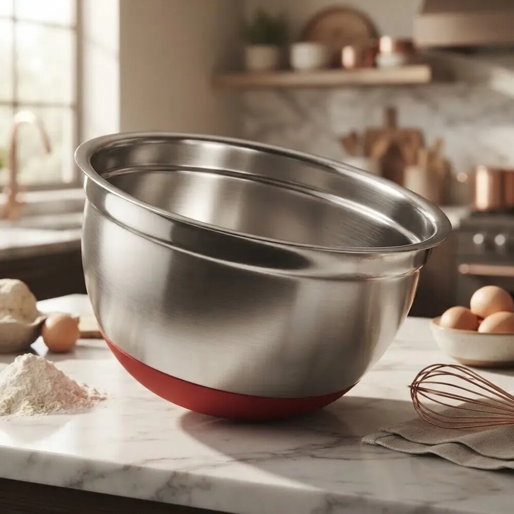 Bowl acero inox base silicona 25 cm PRISMA Bowl acero inox base silicona 25 cm PRISMA