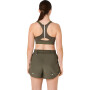 Bra Running Road Combination Zip Bra Mujer Dark Olive