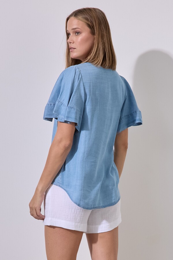 Blusa Tencel JEAN CLARO